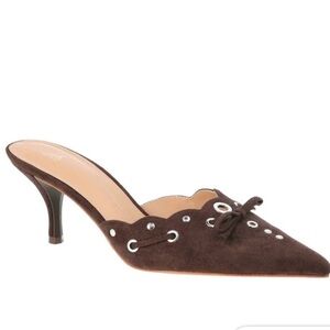 NEW: Time and Tru Dark Brown Women's Mules